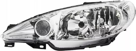 Depo Front Lights for Peugeot 206 1998-2009