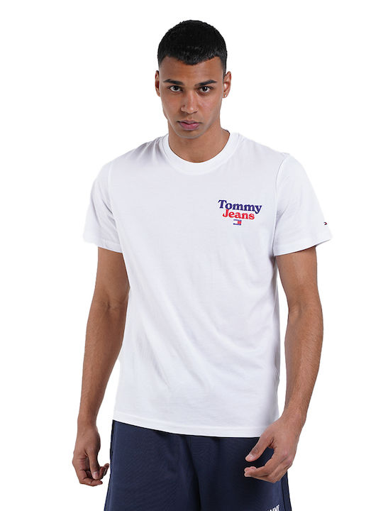 Tommy Hilfiger Herren T-Shirt Kurzarm Weiß