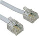 FT Electronics Wohnung Telefonkabel RJ11 6P4C 1m Weiß (FTT16-301)