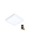 Eglo Fueva Outdoor Ceiling Flush Mount with Integrated LED in White Color 900104