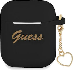 Guess Husă Charm din Silicon Negru pentru Apple...