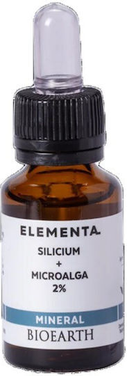 Bioearth Silicium & Microalga 2% Serum Προσώπου 15ml