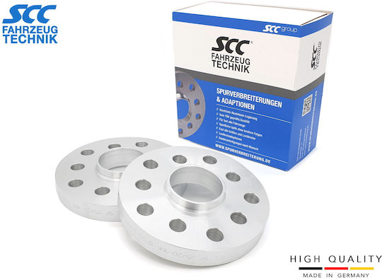 SCC Car Wheel Adapters Al 7075 Silver 20mm (5x112) for Chrysler Daytona 2pcs