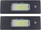 Kennzeichenbeleuchtungen LED 12V für Alfa Romeo Alfa 147 / Alfa 156 / Alfa 159 / Alfa 166 / Brera 2Stück