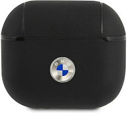 BMW Signature Θήκη Δερμάτινη σε Μαύρο χρώμα για Apple AirPods 3