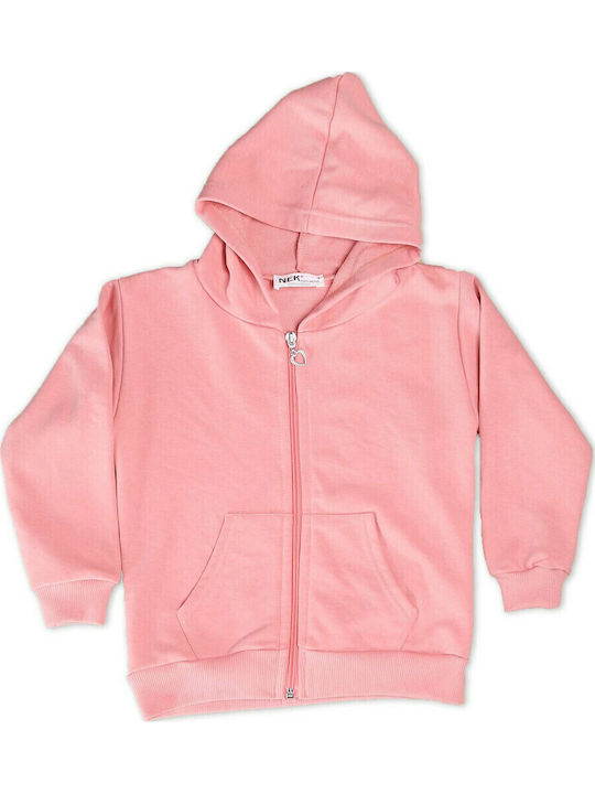 Nek Kids Wear Παιδική Ζακέτα Φούτερ Βαμβακερή μ...