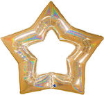 Balloon Foil Jumbo Star Gold 122cm