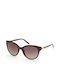 Guess Women's Sunglasses with Brown Plastic Frame and Brown Gradient Lens GU7824 53F