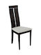 Vidalia Dining Room Wooden Chair Black 44.5x50x103cm 2pcs