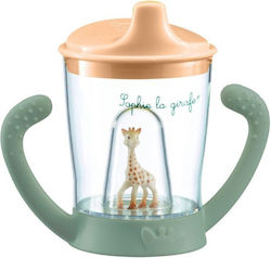 Sophie La Girafe Non Drip Lernbecher Kunststoff mit Griffen Mehrfarbig für 6m+m+ 180ml