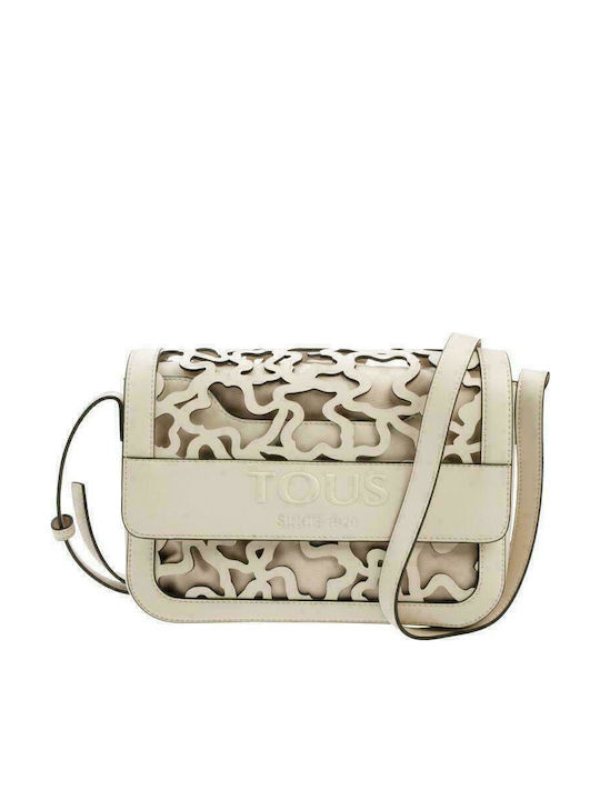 Amaya Kaos Shock Women's Shoulder Crossbody Bag Made Of Artificial Leather Beige