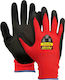 Ferreli Gloves for Work Red Latex