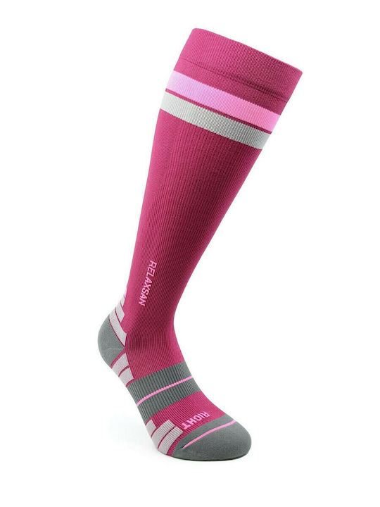 Relaxsan Compression Sport Running Κάλτσες Ροζ ...