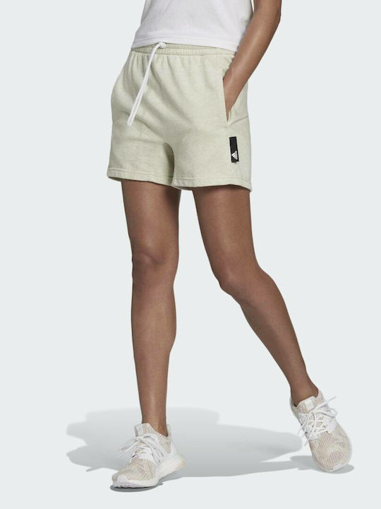 adidas Studio Lounge Γυναικείο Αθλητικό Σορτς Botanic Green Mel