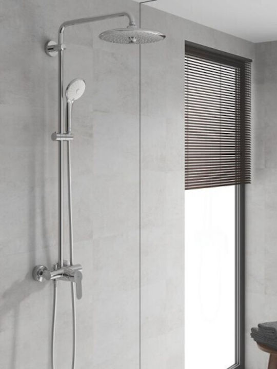 Grohe Euphoria 260 Στήλη Ντουζ με Μπαταρία 111.4cm Ασημί