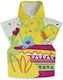 Tuc Tuc Kids Beach Poncho Yellow 62 x 59cm