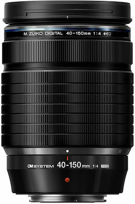 Olympus Crop Camera Lens M.Zuiko ED 40-150mm f/4 PRO Telephoto for Micro Four Thirds (MFT) Mount Black