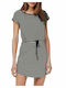 Only Summer Mini Dress Black/Beige