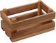 Espiel Decorative Crate Garden Wooden 21x17cm 21cmx17cmx10cm 3pcs KOP131