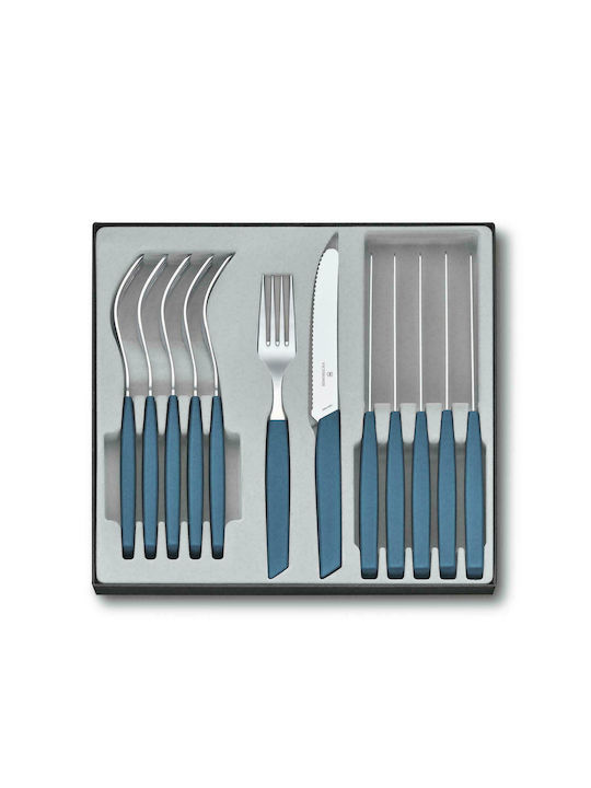 Victorinox Swiss Modern Σετ Μαχαιροπίρουνα Μπλε...