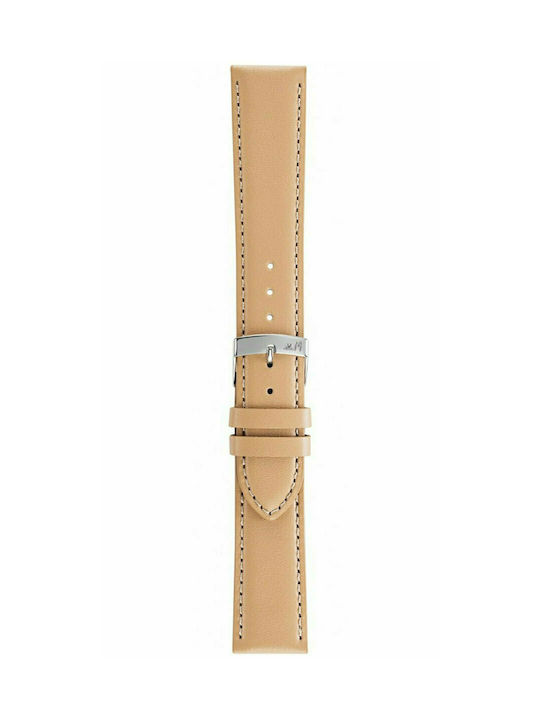 Morellato Grafic Leather Strap Beige 22mm