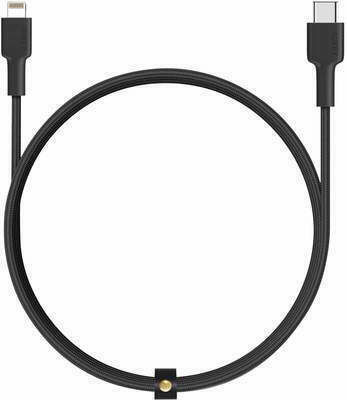 Aukey CB-CL03 Плетена USB-C към Lightning кабел Черен 2м (ITAN1004513)