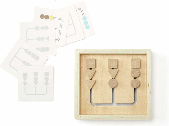Kids Concept Sort Shapes Joc Educațional de Cunoștințe din Lemn pentru 3+ Ani