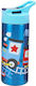 Must 584543 Kinder Trinkflasche Rostfreier Stahl mit Strohhalm Magic Train 500ml 000584543