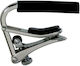Shubb Metallic Clamp Capo for Electric Guitar C4 Silver