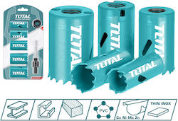 Total Hole Saw Set with Diameter από 19mm έως 35mm for Wood, Metal and Plastic