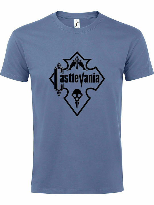 Tricou unisex " Castlevania, Anime ", Albastru