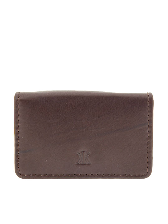 Leather Men's Wallet Cards Brown