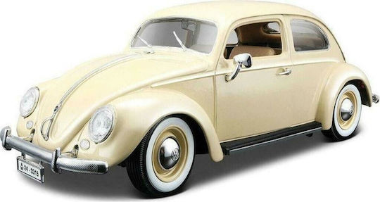 Bburago Volkswagen Car Kafer-Beetle (1955) Beige 1:18 for 3+ Years