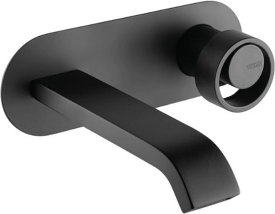 Armando Vicario Halo Built-in Mixer & Spout Set for for Bathroom Sink 1 Exit Black Matt