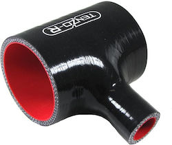 Tenzo-R Air Intake Car Silicone Hose T-Pipe 76mm Diameter in 25mm Universal Black