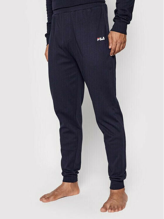 Sweatpants with Elastic Navy Blue