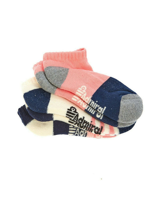Admiral Kids' Ankle Socks Multicolored 3 Pairs