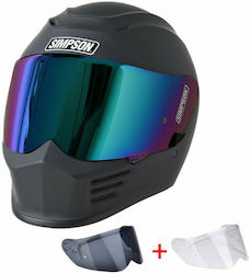 Simpson Speed Full Face Helmet DOT / ECE 22.05 Black Matt SIM000KRA03