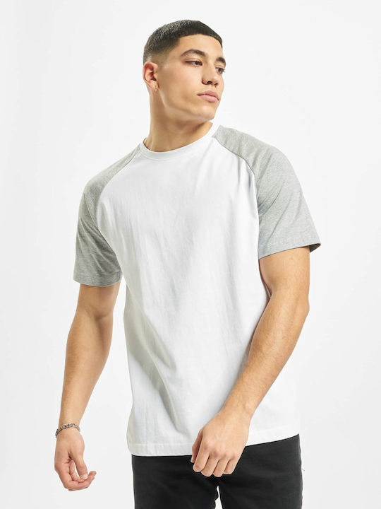 Def Herren T-Shirt Kurzarm Weiß