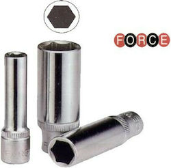 Force Socket Hex Long with Square Drive 1/4" Diameter 5.5mm