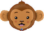 Μπαλόνι Κεφάλι Μαϊμούς 91cm