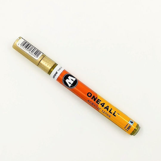 Molotow One4all 228 Ακρυλικός Μαρκαδόρος Gold 2mm