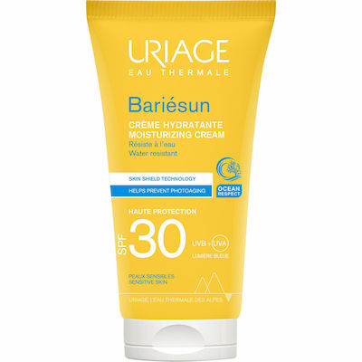 Uriage Bariesun Moisturizing Cream Αδιάβροχη Αντηλιακή Κρέμα Προσώπου SPF30 50ml