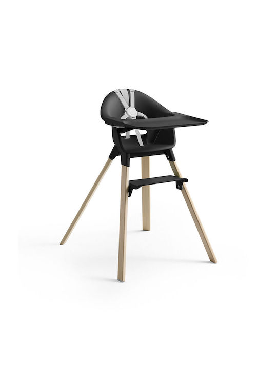 Stokke Clikk Καρεκλάκι Φαγητού Black Natural