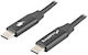 Lanberg USB 2.0 Cable USB-C male - USB-C 60W Μαύρο 1m CA-CMCM-40CU-0010-BK