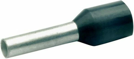 SAS Ακροδέκτες Ακροχιτώνια με Μόνωση 1,5mm² Μαύρο (AK-AK-075 5mm²) σε σετ των 100τμχ