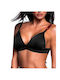 Bluepoint Padded Triangle Bikini Top with Adjustable Straps Black