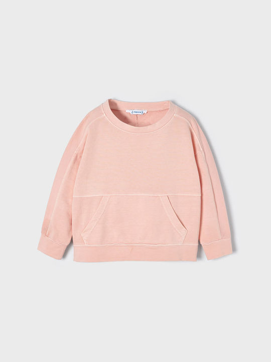 Mayoral Kids Sweatshirt with Pocket Pink