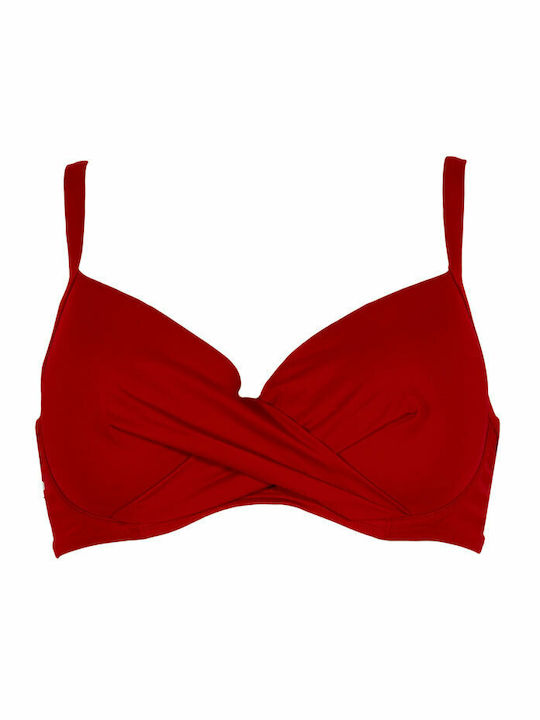 Bluepoint Bikini Σουτιέν E Cup Κόκκινο