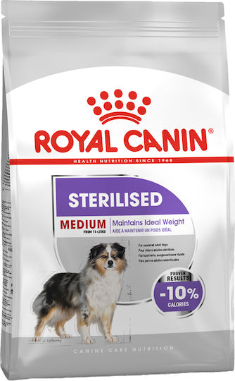 Royal Canin Medium Sterilised 12kg Ξηρά Τροφή χωρίς Γλουτένη για